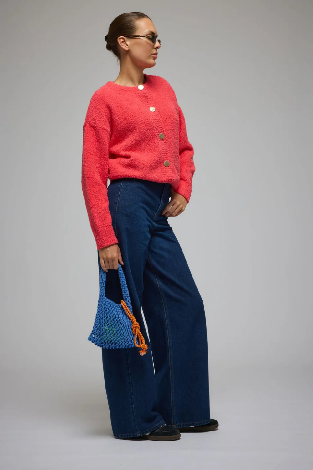 Aime Cardigan | Coral