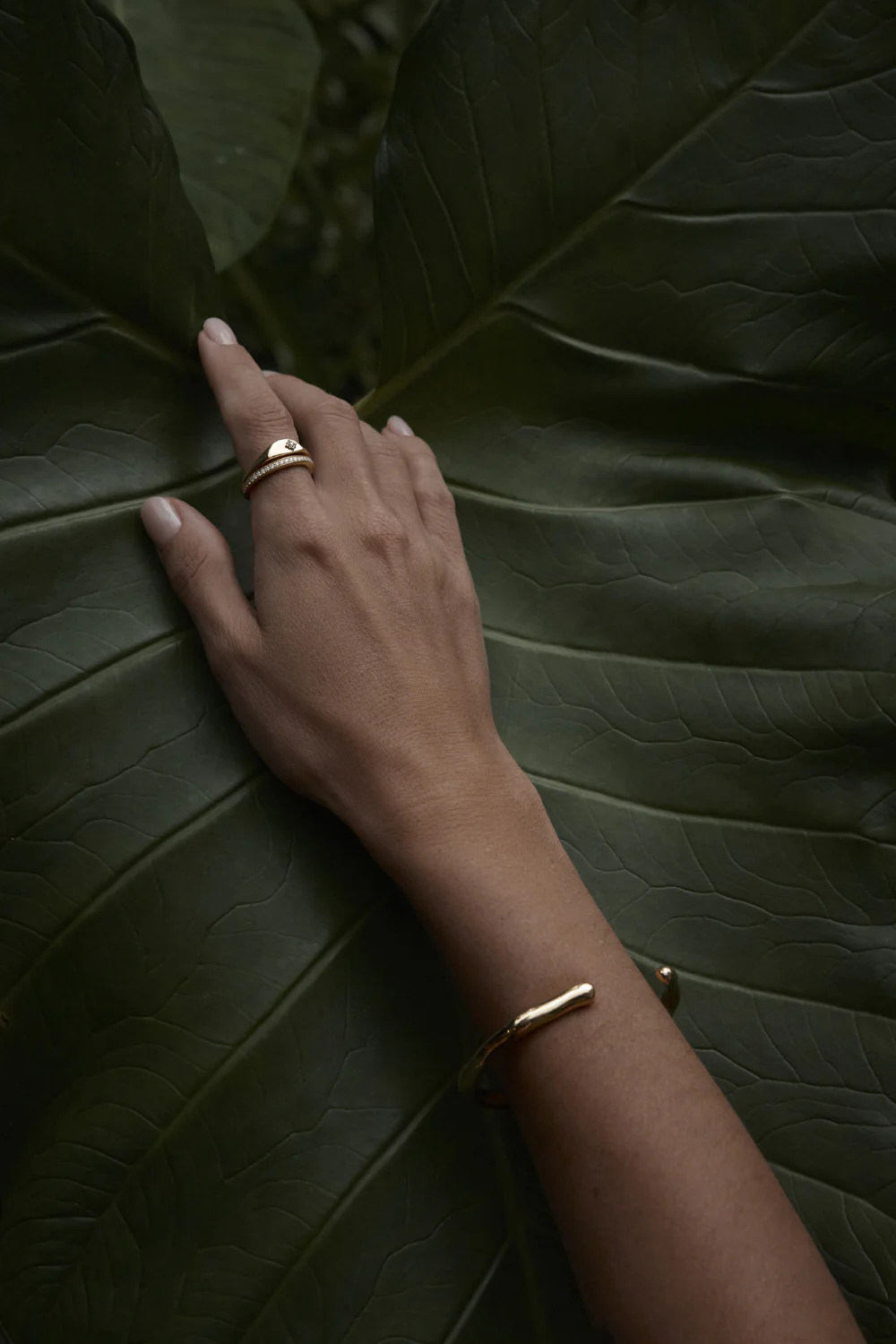 18k Gold Vermeil With Love Ring