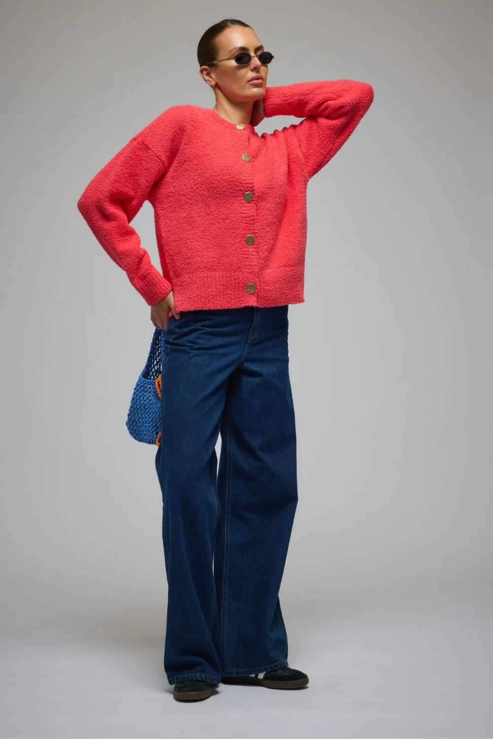 Aime Cardigan | Coral