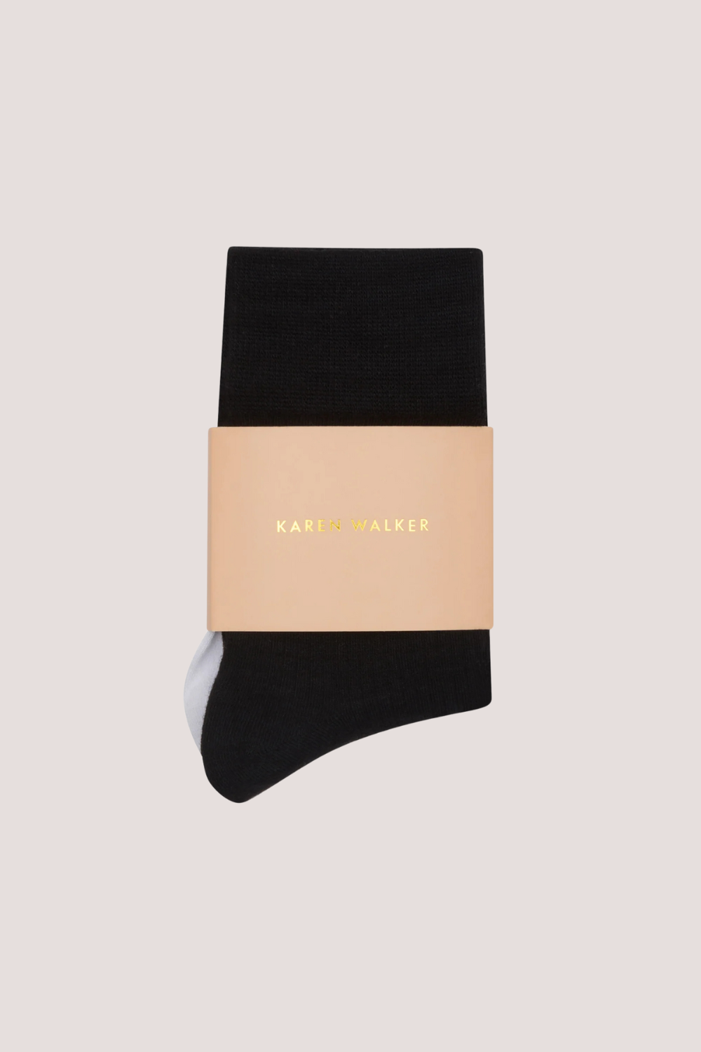 Runaway Embroidered Socks 2 Pack | Black/White