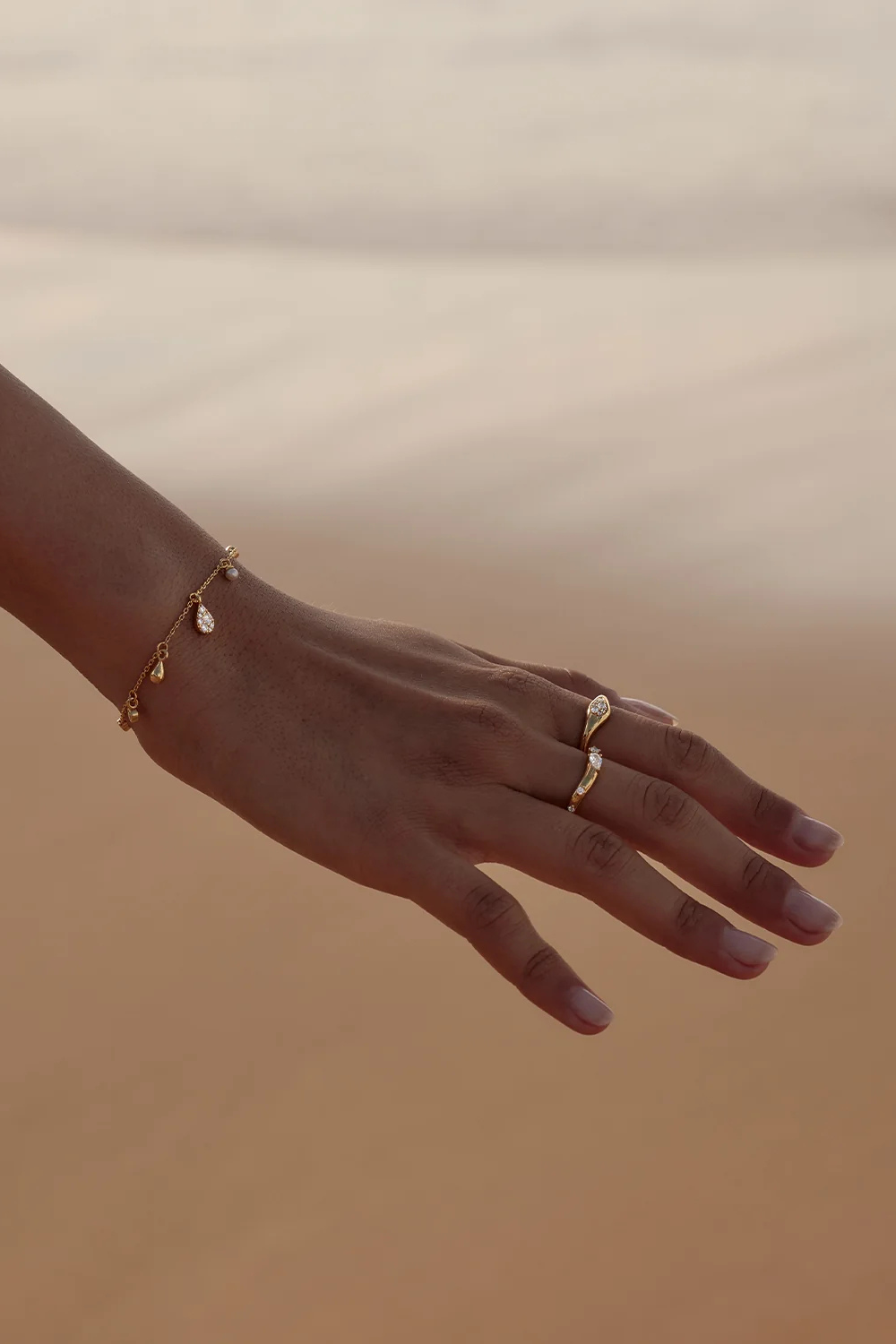 18k Gold Vermeil Chasing Tides Ring