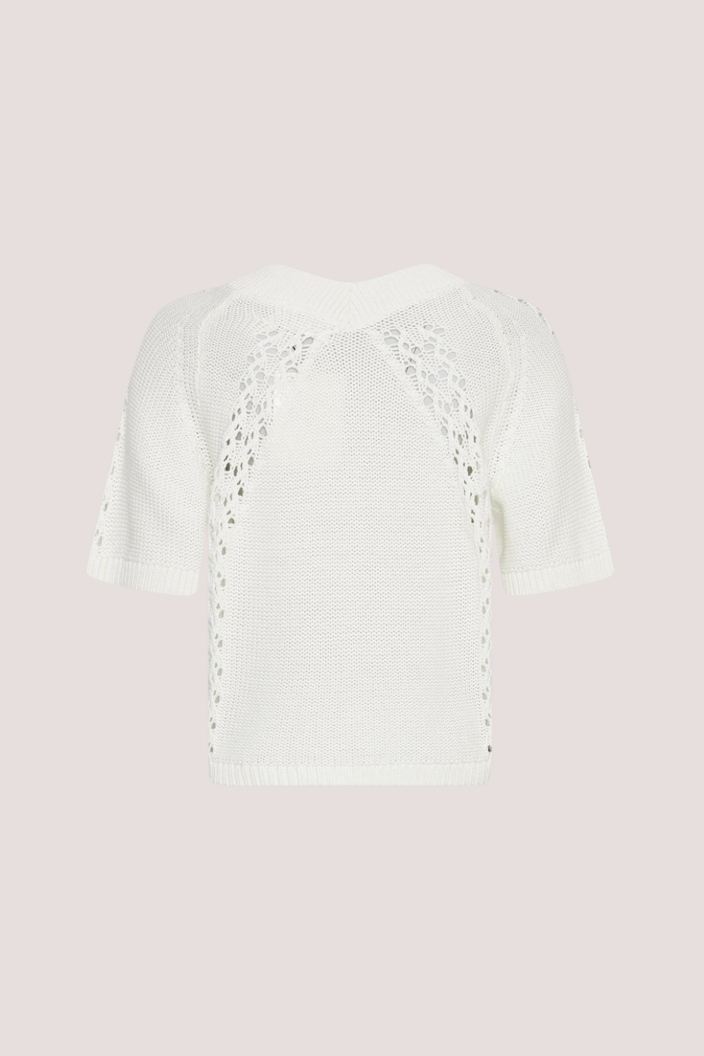 MSCH Keana 2/4 V Pullover | Egret