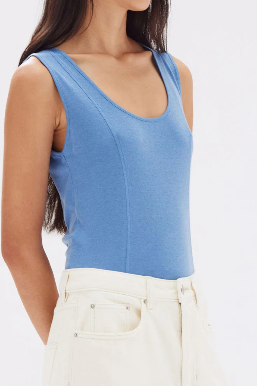 Penelope Jersey Tank | Bahama
