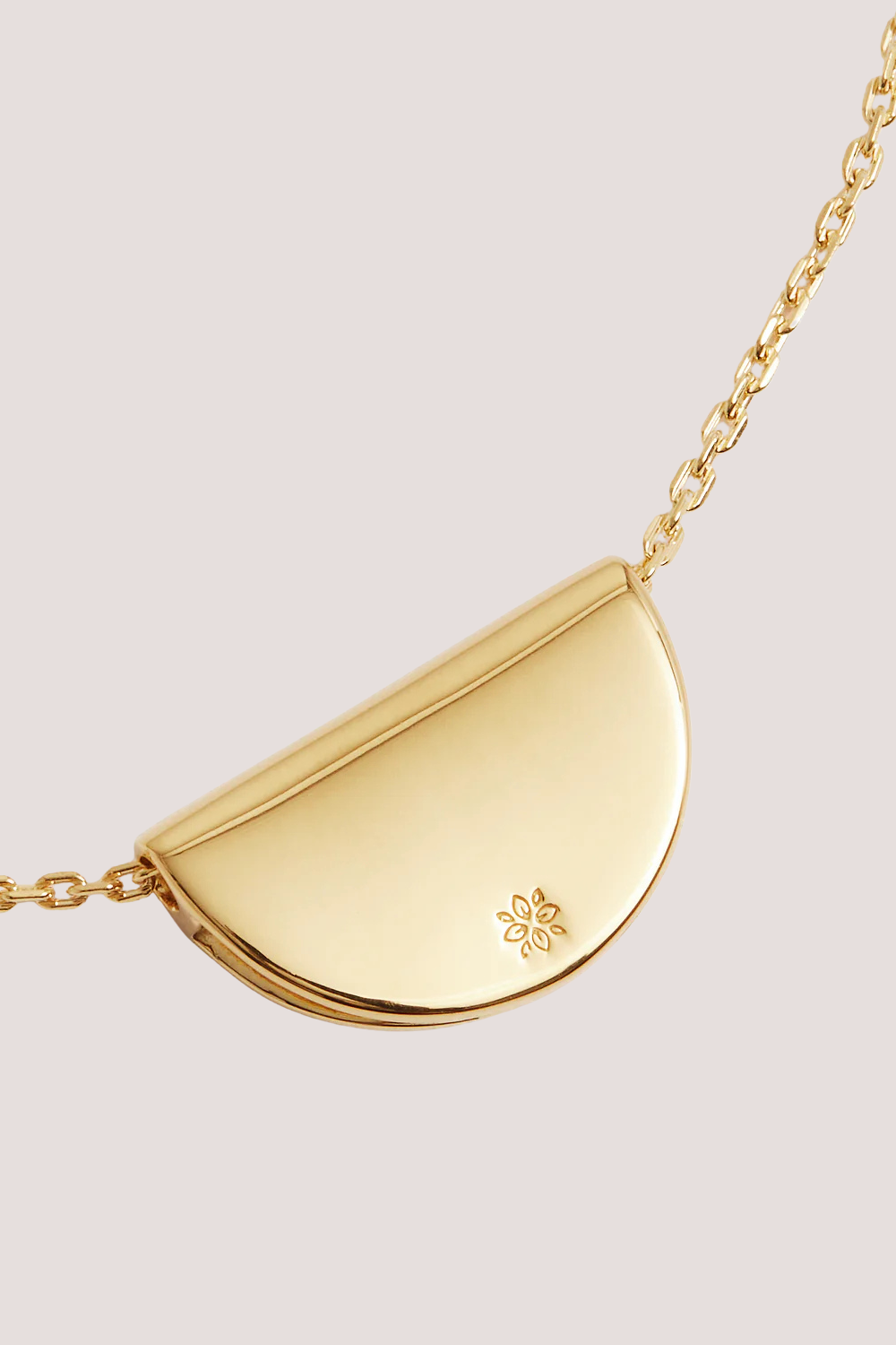 18k Gold Vermeil Lotus Necklace