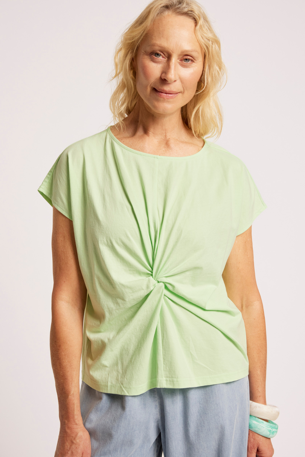 Casa Twist Tshirt | Mint