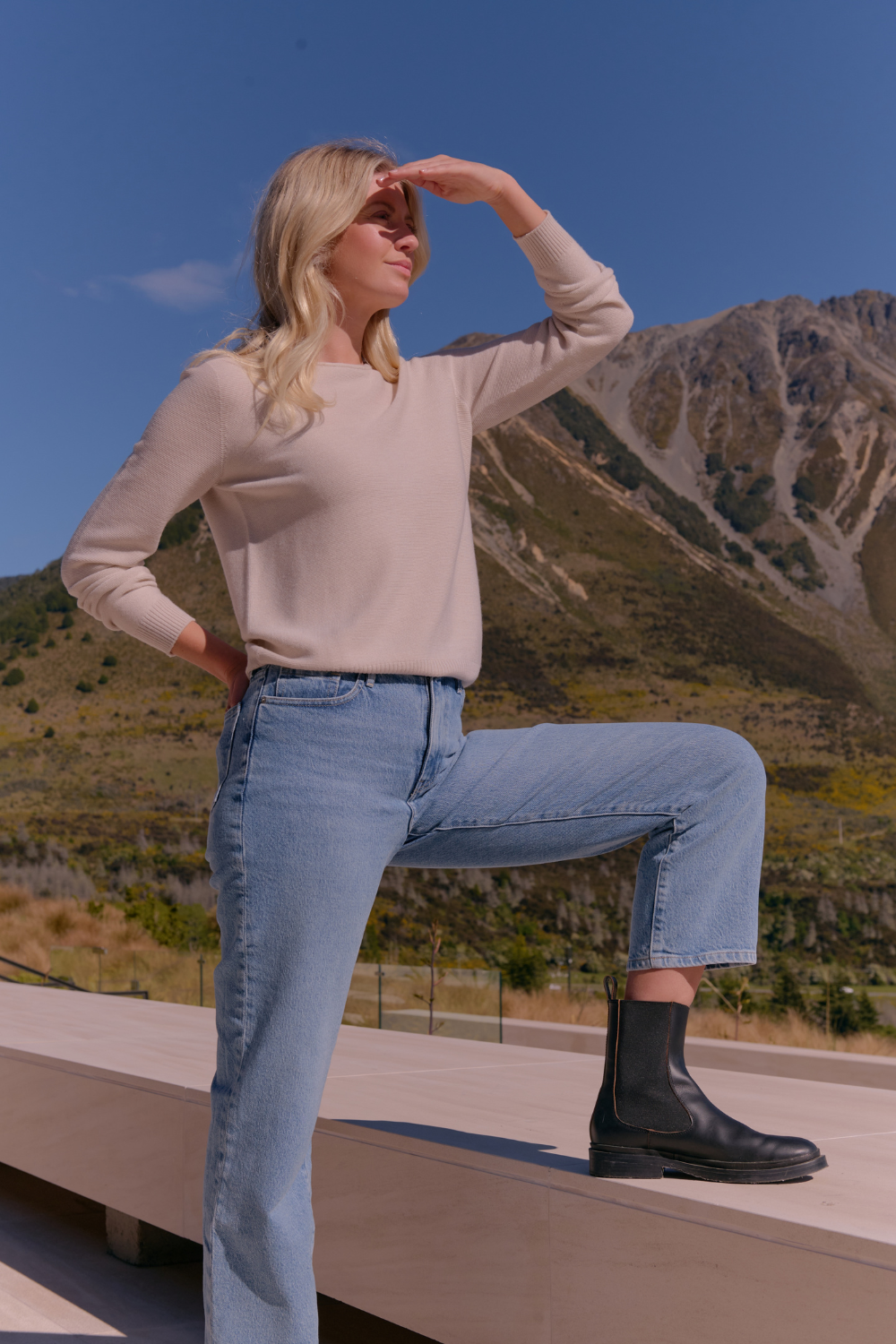 Stitch Sweater | Ecru