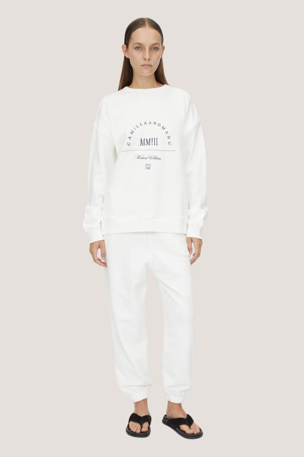 Arcturus Graphic Crew | Milk White