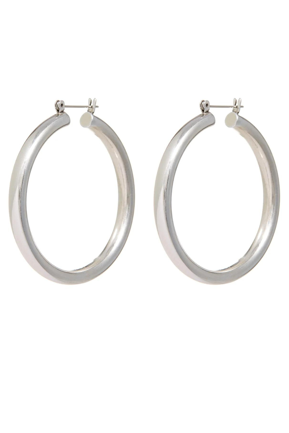 Amalfi Tube Hoops | Silver