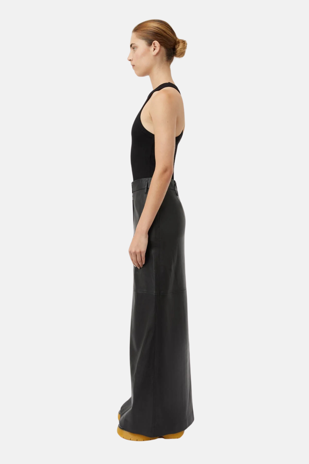 Nora Rib Tank | Black/Off White