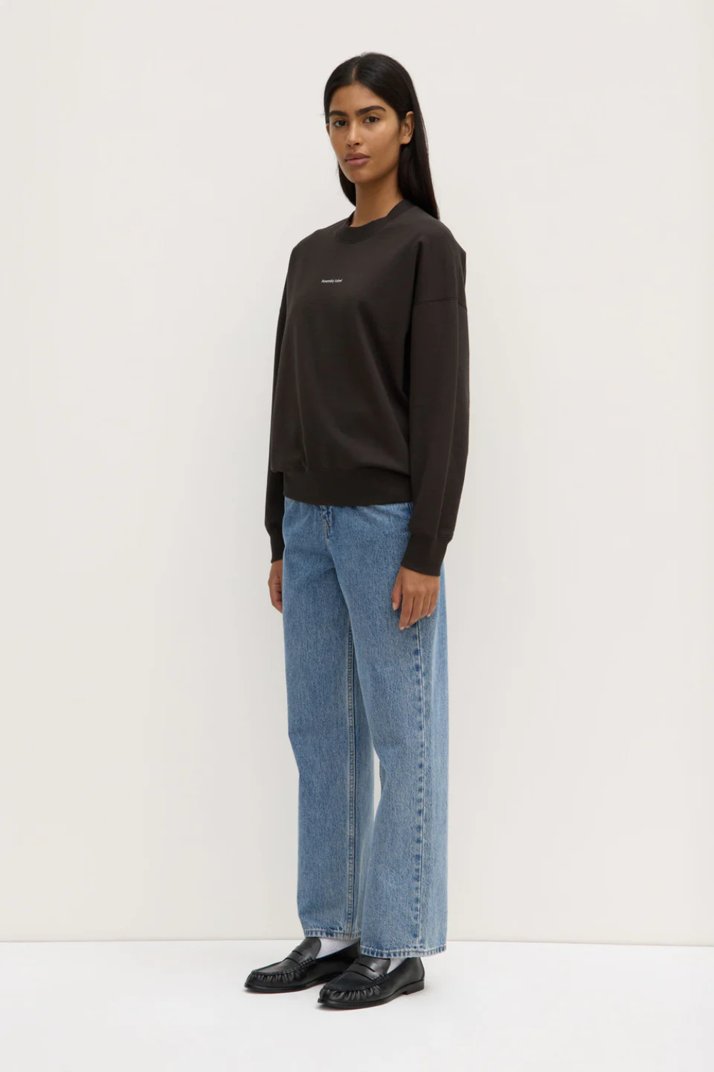 Atelier Logo Fleece | Washed Black