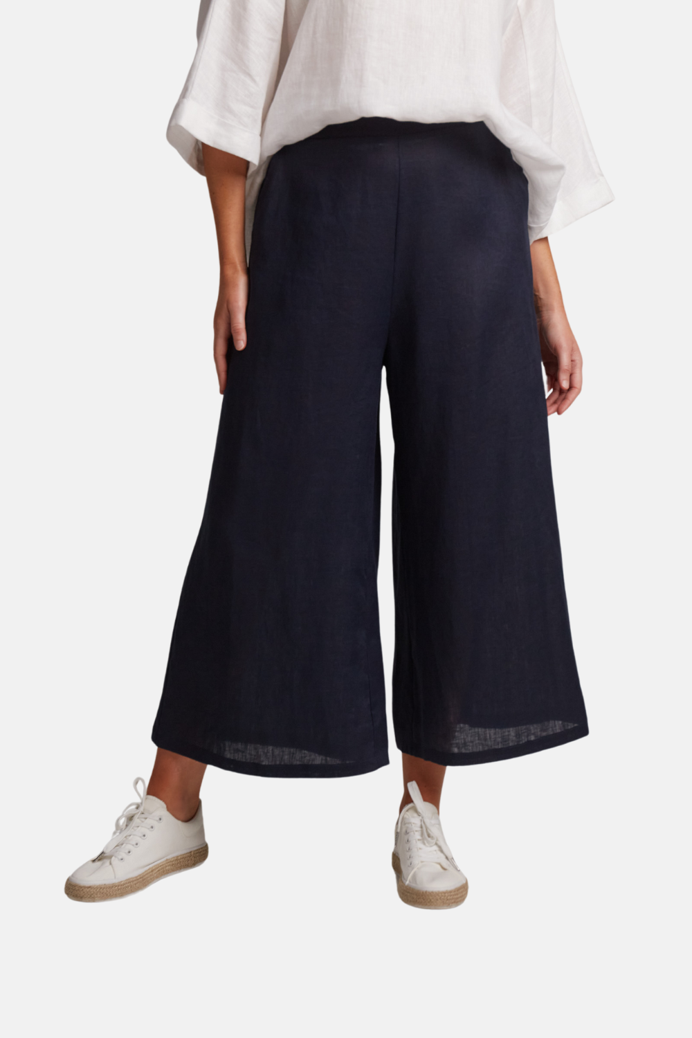 Studio Crop Pant | Navy