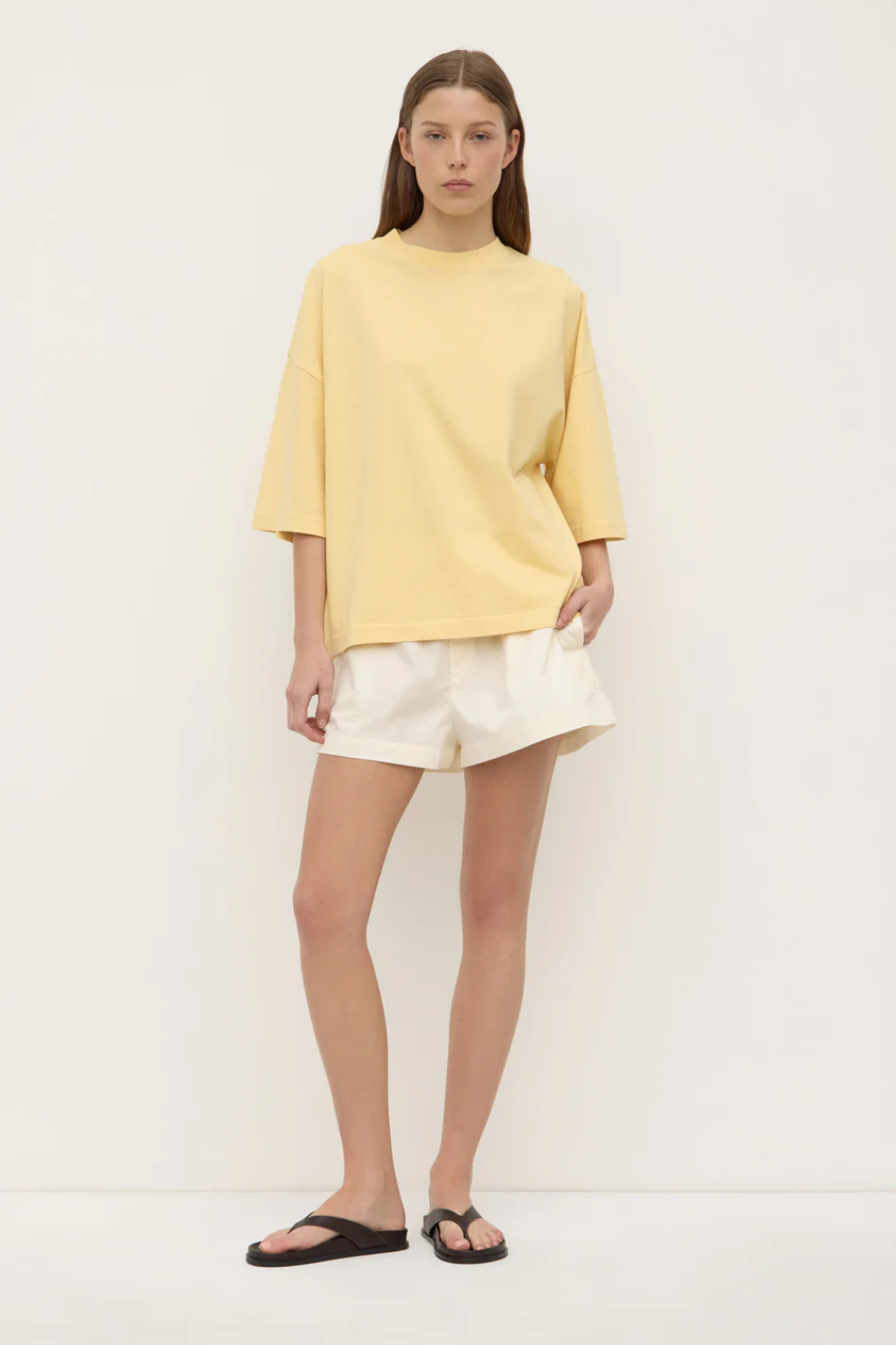 Max Cotton Oversized Tee | Sunshine