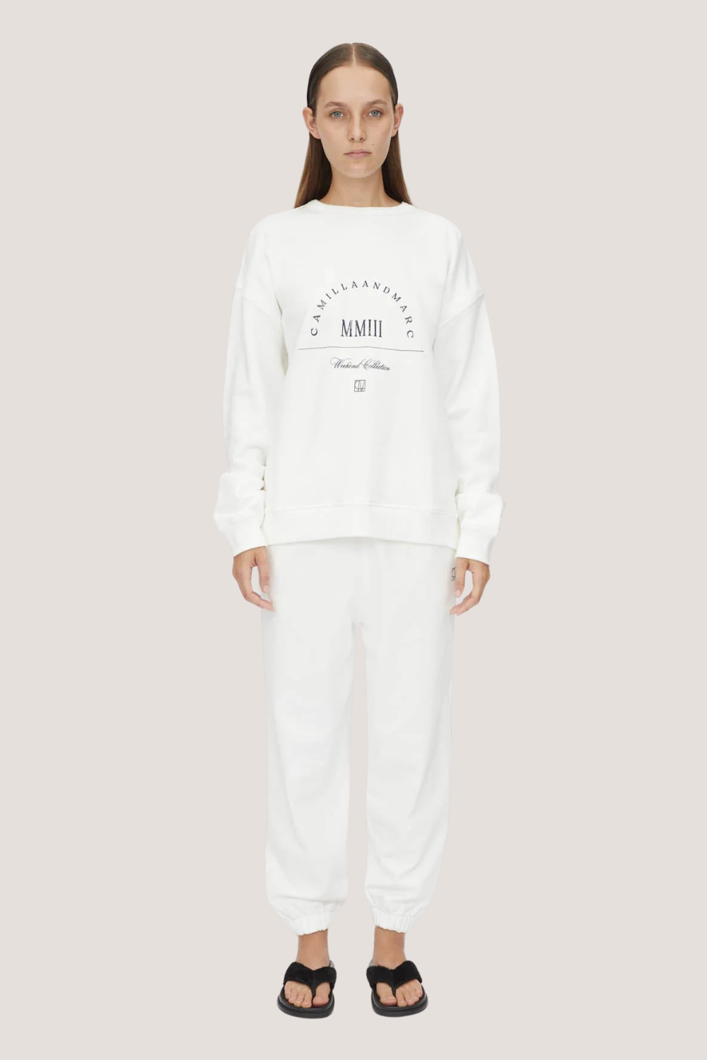 Arcturus Graphic Crew | Milk White