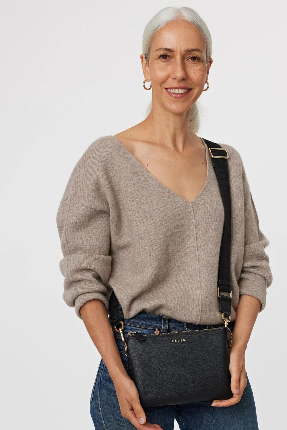 Feature Strap Webbing | Black Lucky Thing