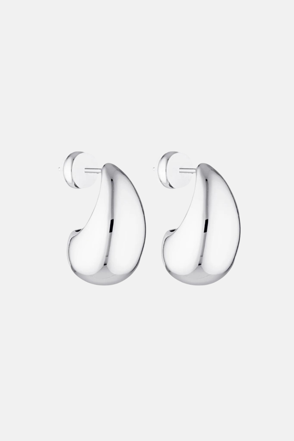 Baby Blob Earrings | Silver