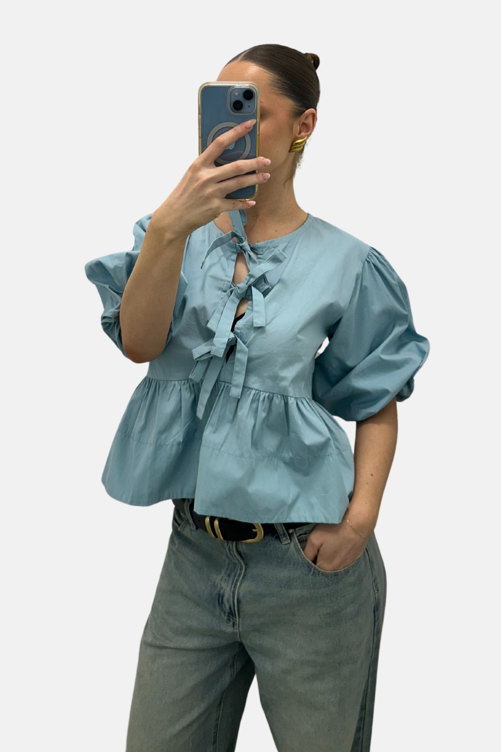 Pia Top | Sky Blue