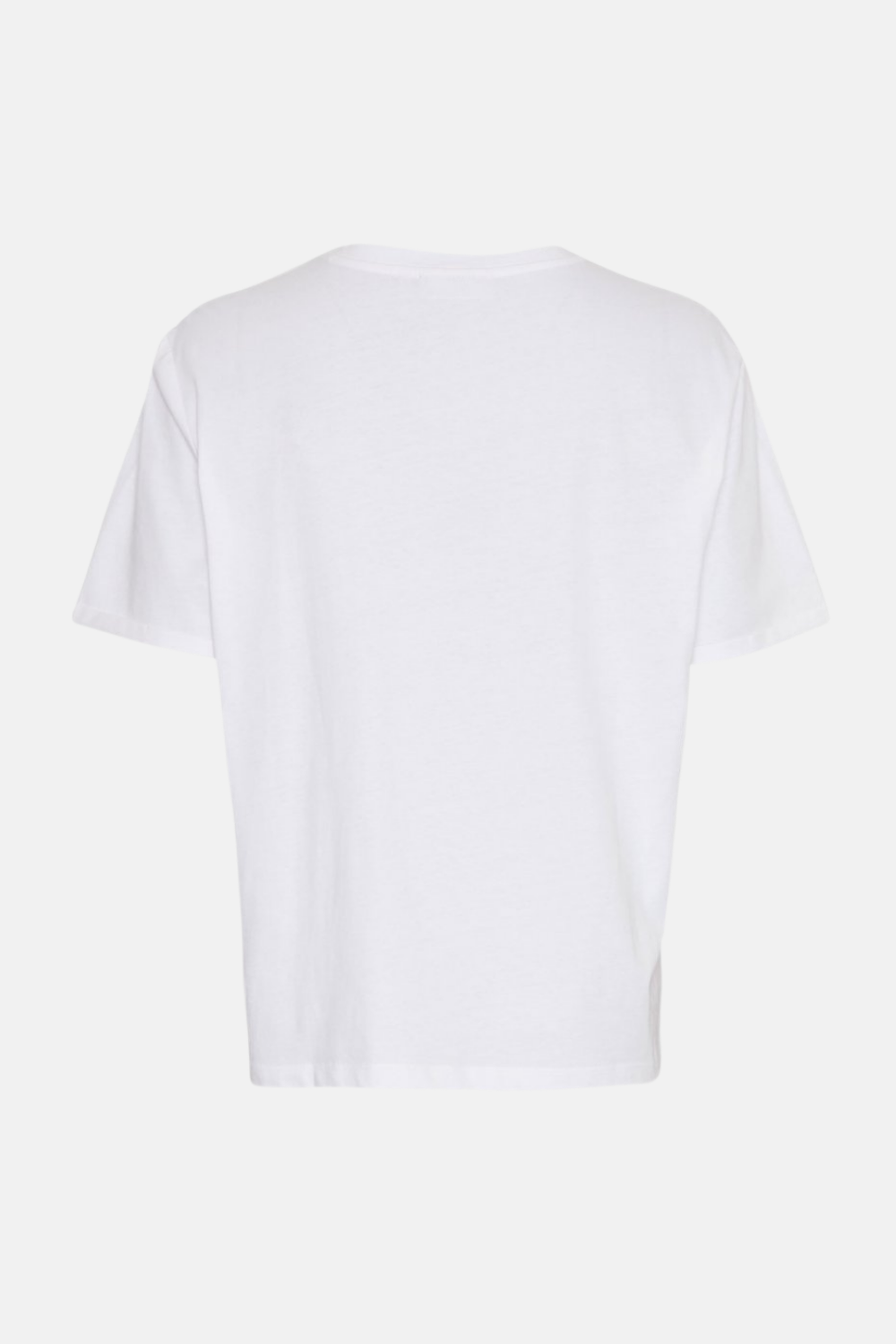MSCH Terina Organic Small Logo Tee | White/Black