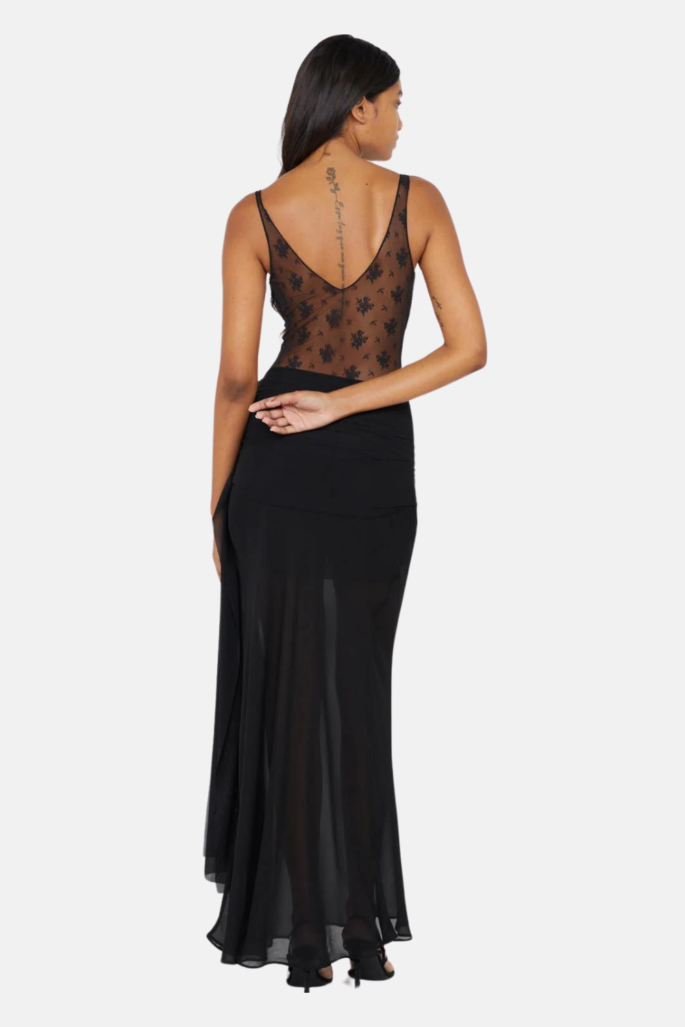 Kalena V Dress | Black