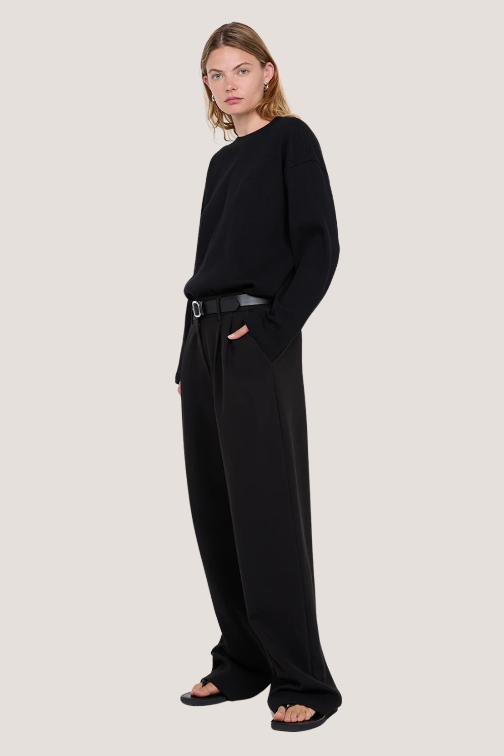 Silo L/S Top | Black/Black