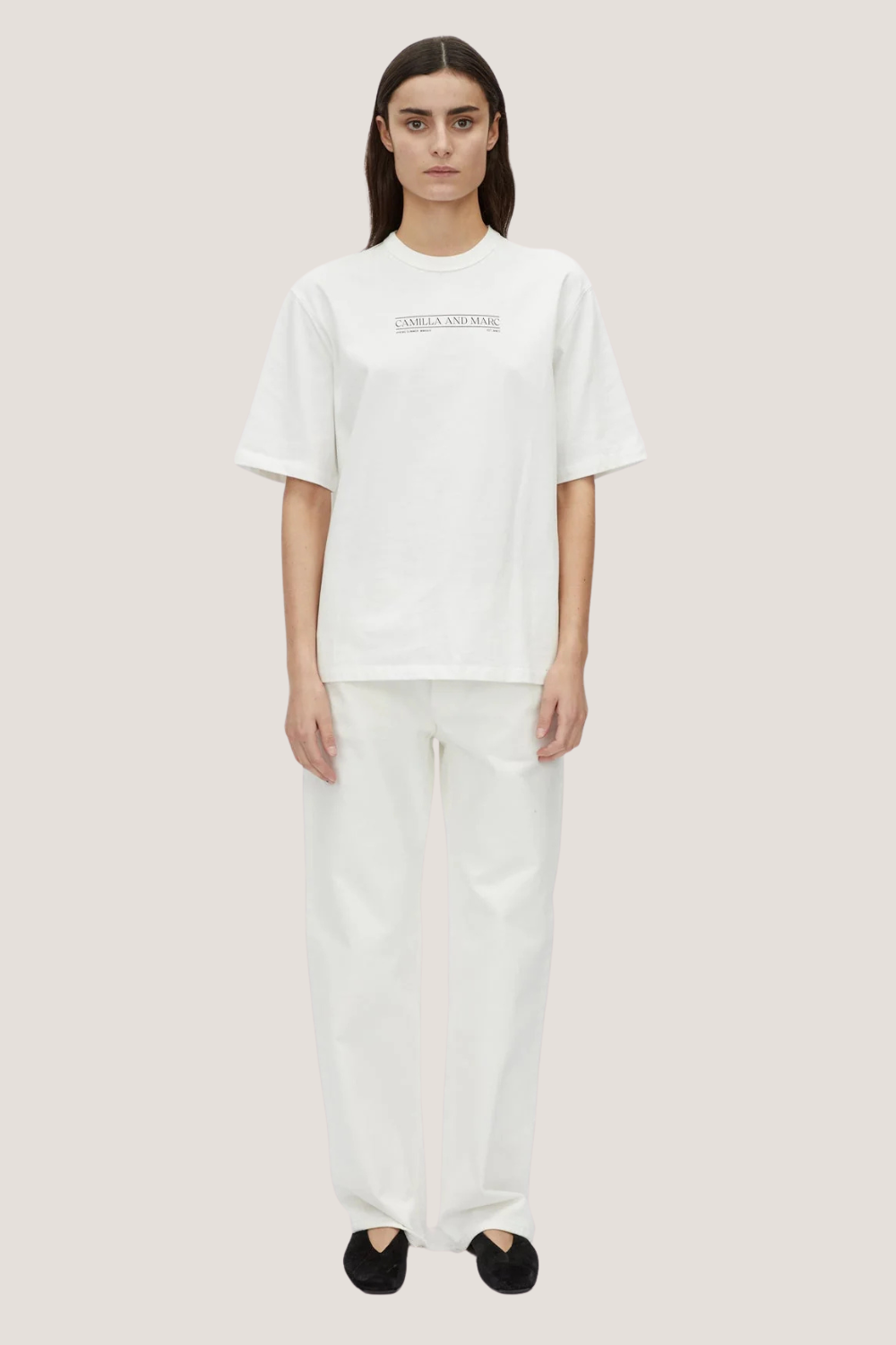 Rigel Logo Tee | Soft White