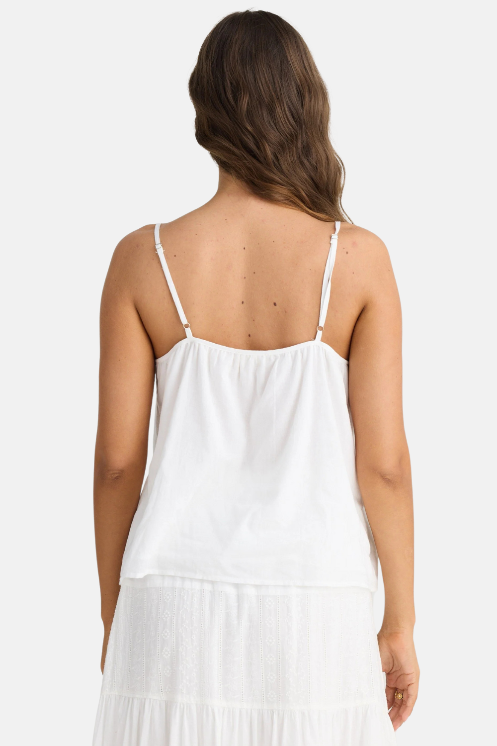Dahlia Cami | White