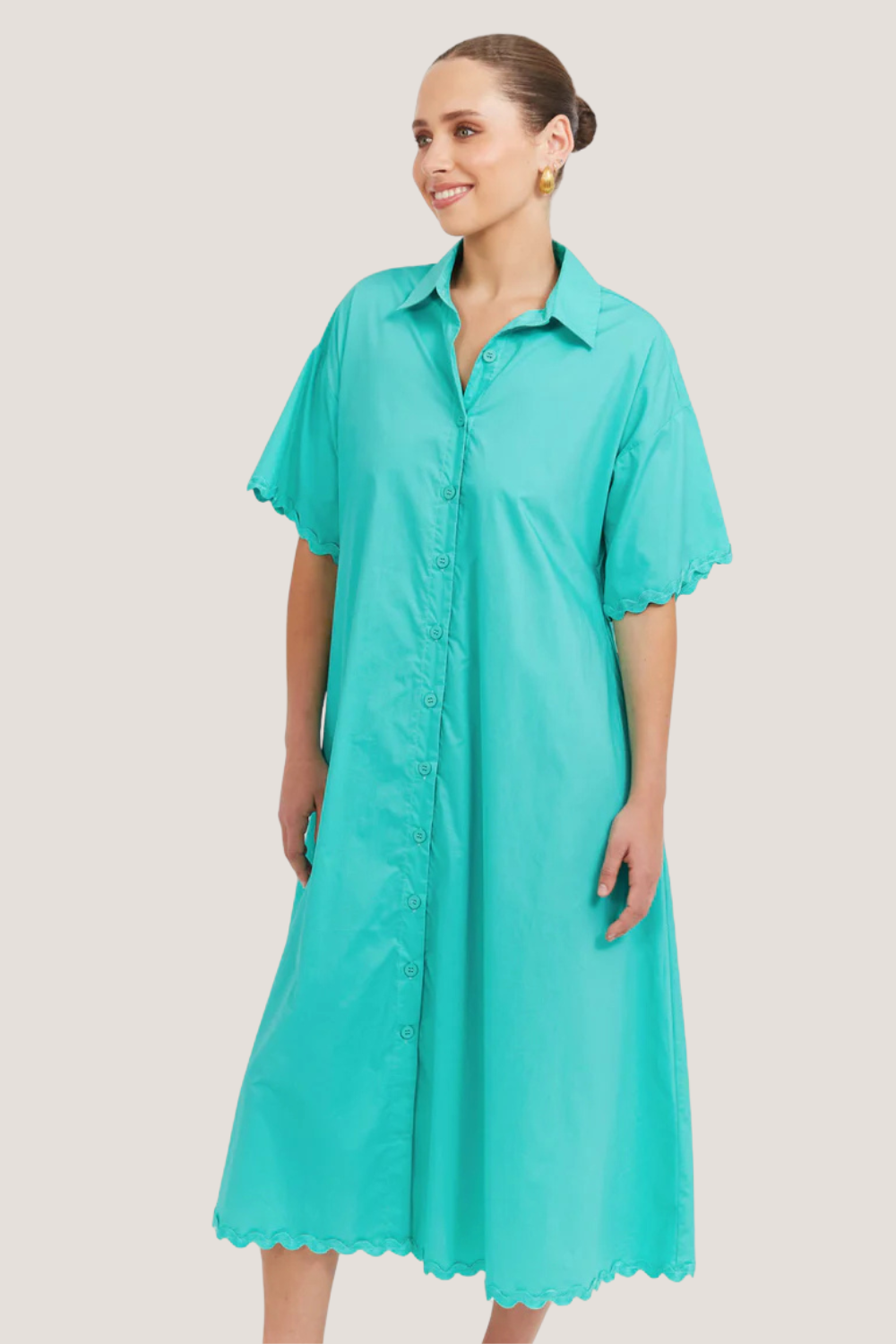 Brasillia Shirt Dress | Mint