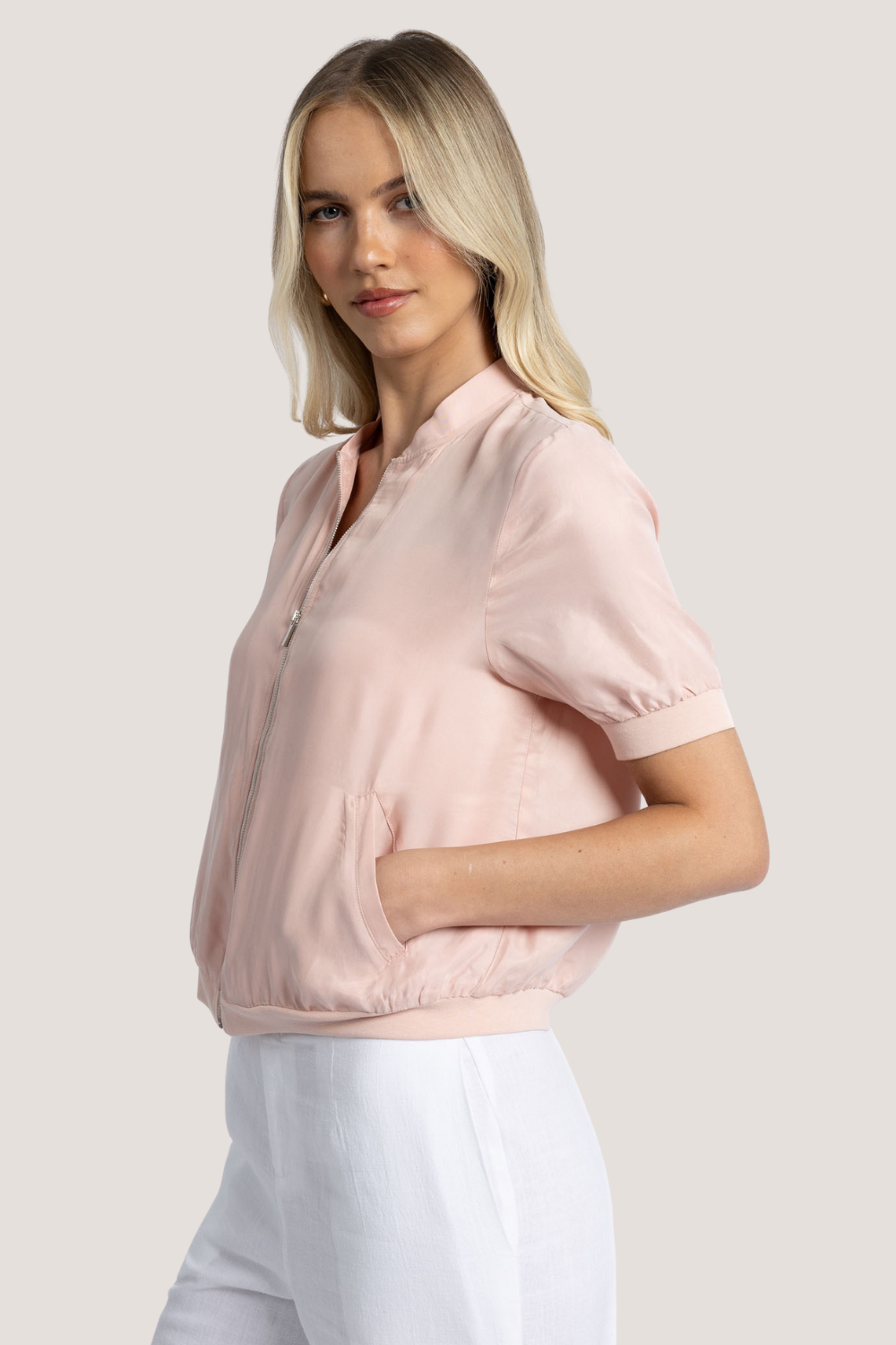 Harper Jacket | Soft Pink