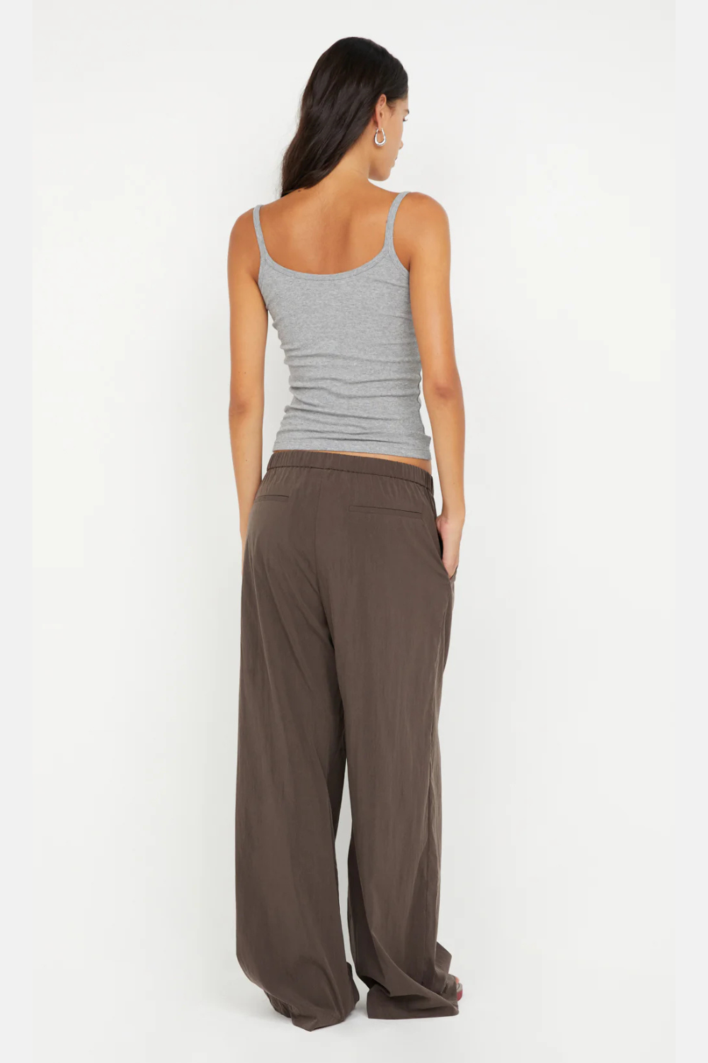 Kody Rib Tank | Grey Marle
