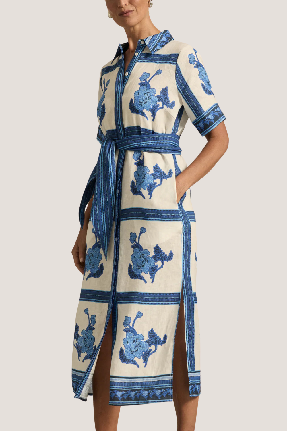 Roam Dress | Azure Collage - PRE ORDER