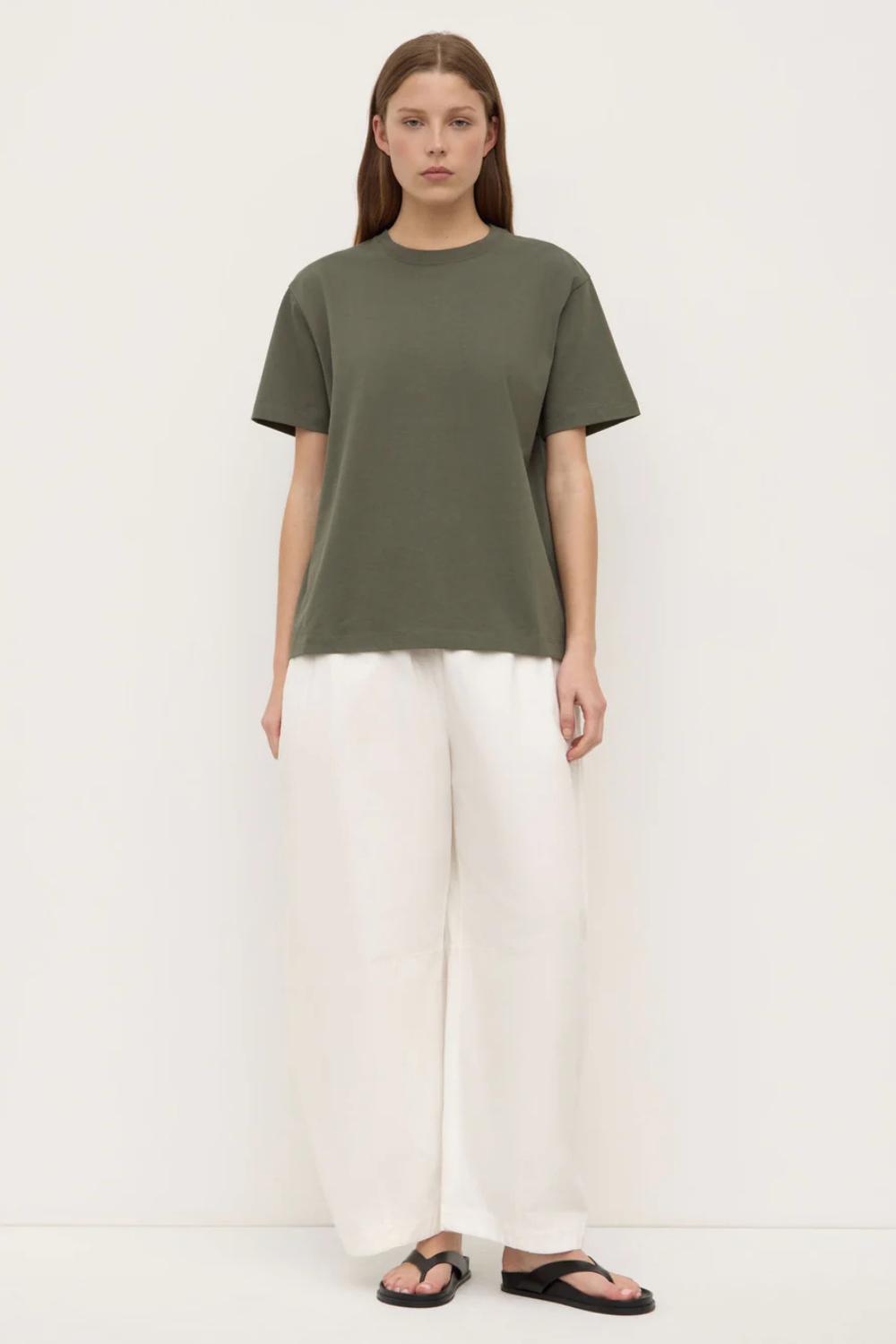 Organic Base Tee | Moss