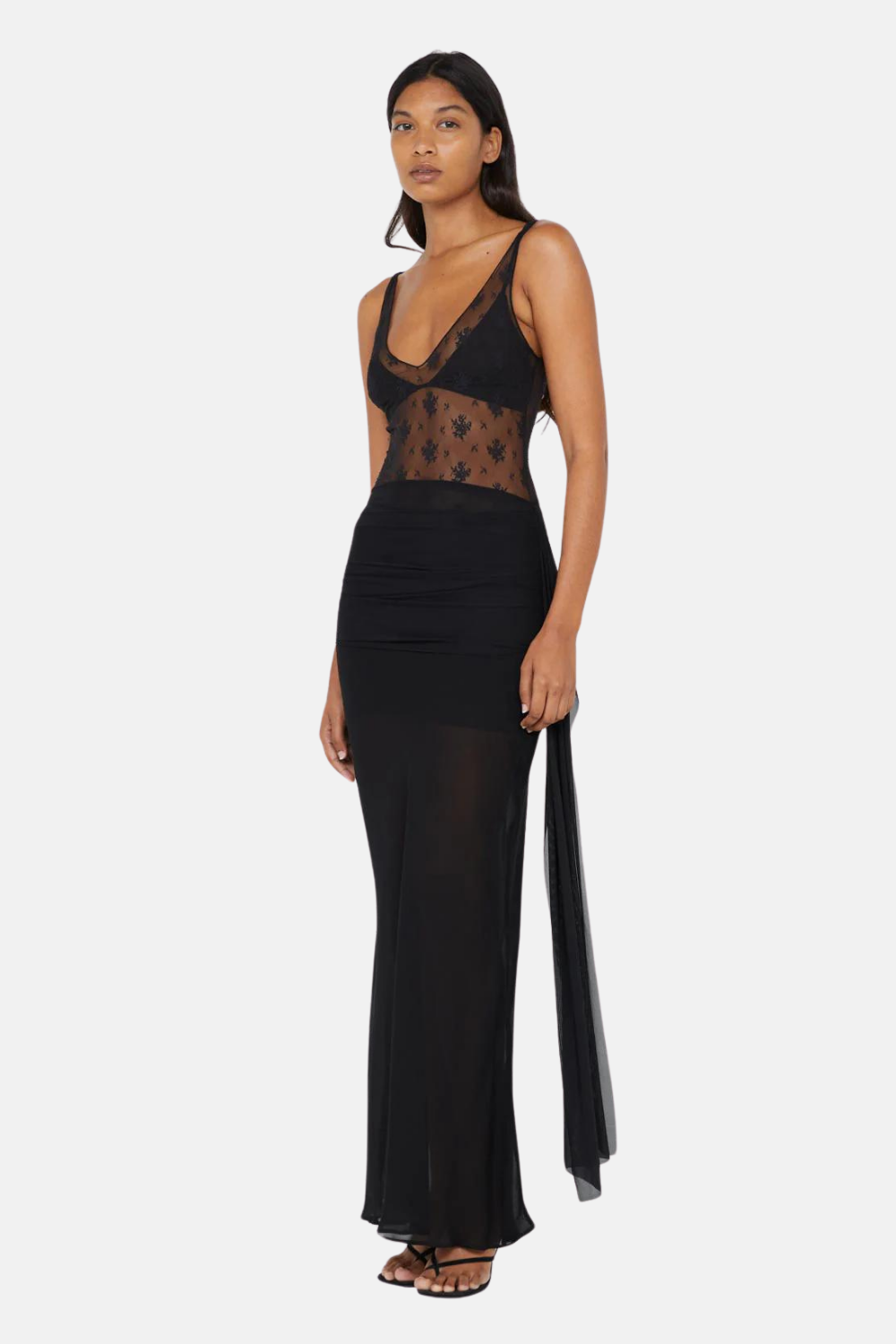 Kalena V Dress | Black