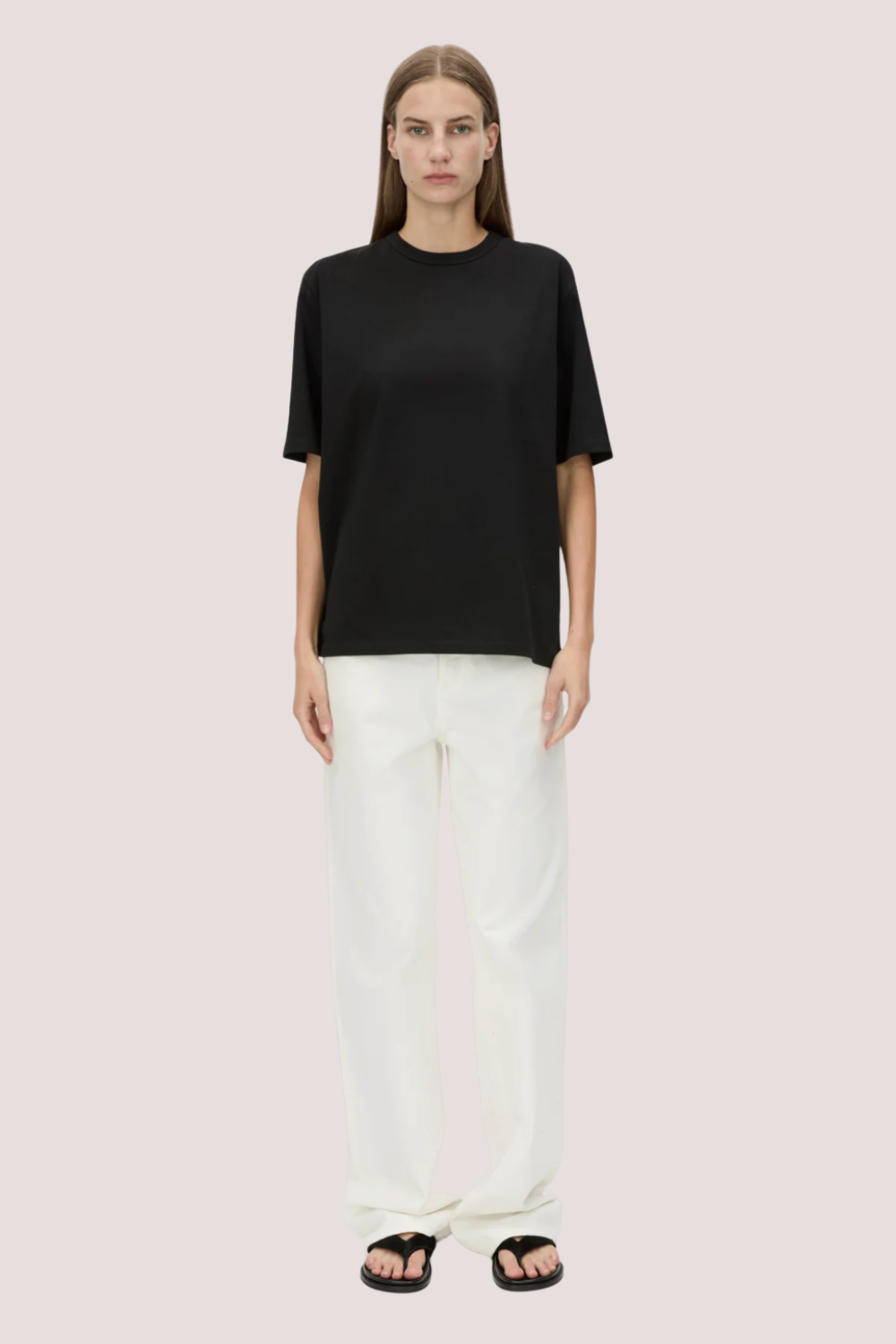 Patina Monogram Tee | Black