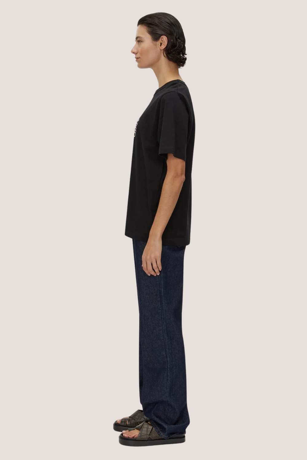 Karine Graphic Tee | Black