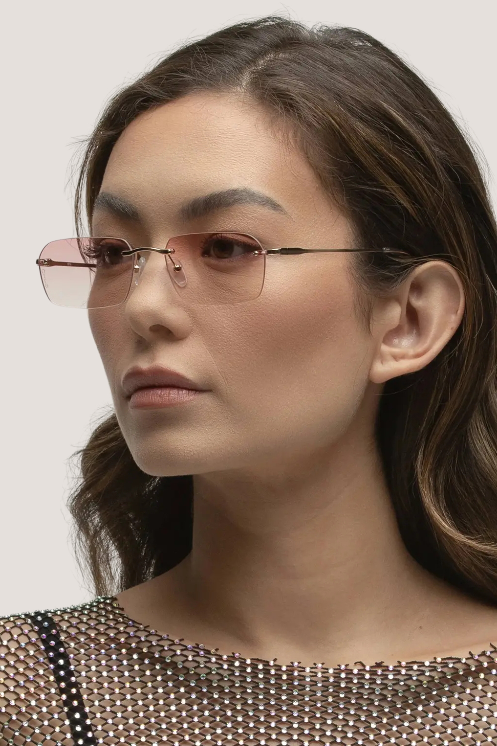 Keira | Gold/Pink Mirror