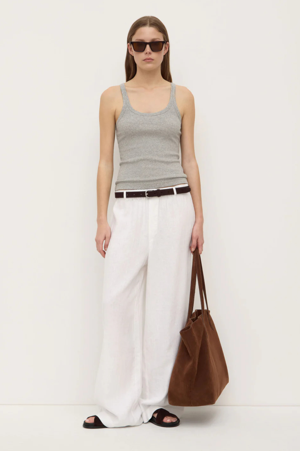 Everyday Linen Pant | White