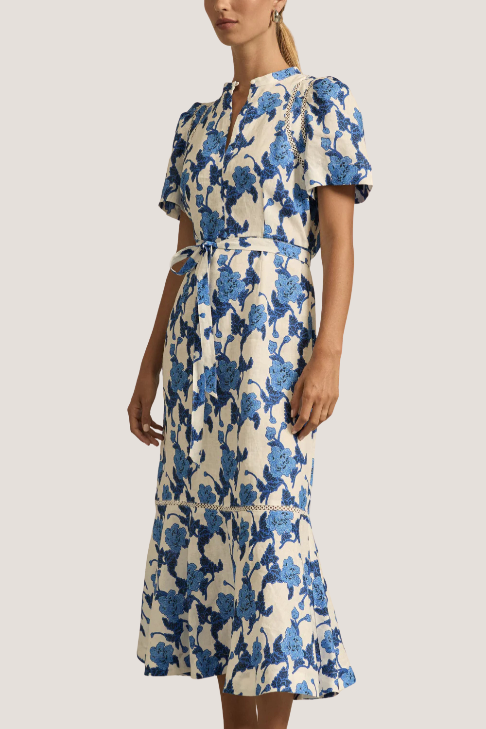 Cable Dress | Azure Bouquet - PRE ORDER