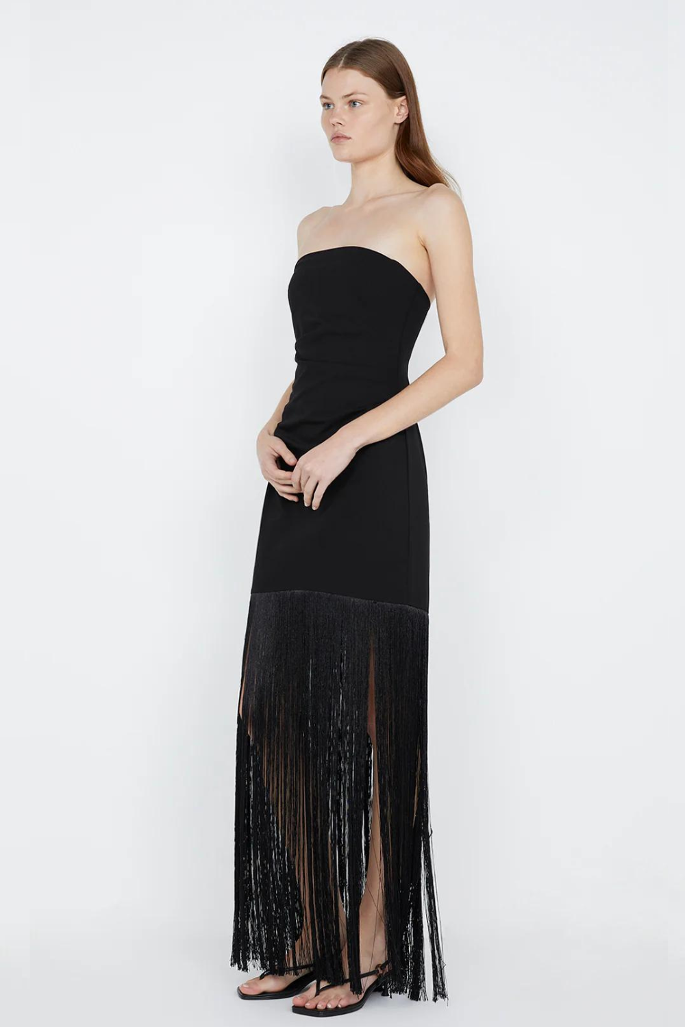 Wilder Fringe Dress | Black