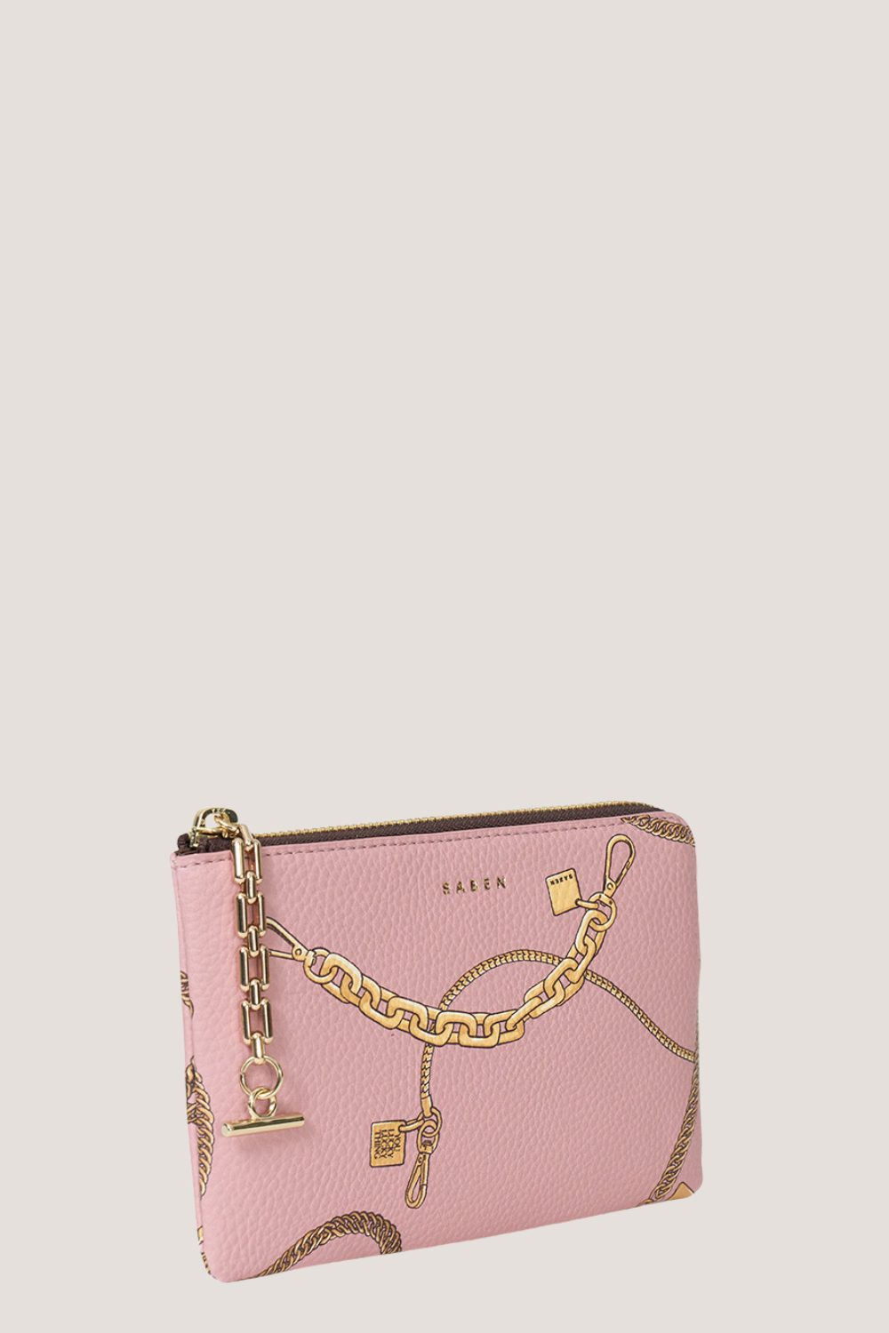 Poppy Pouch | Desert Rose Chain Print