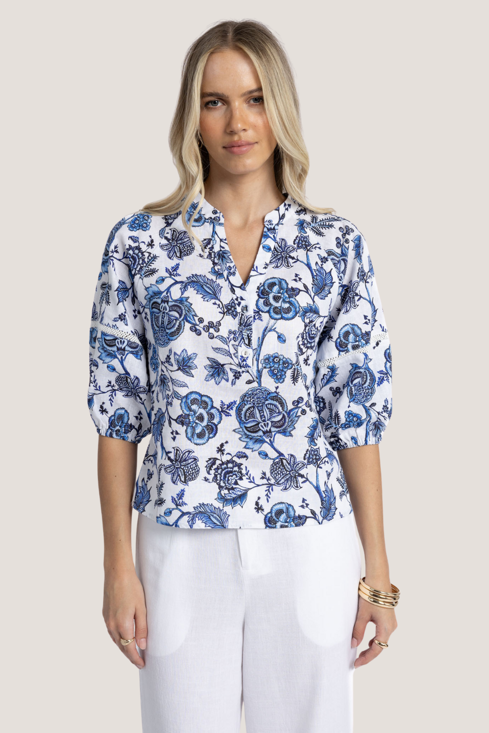 Rosa Blouse | Jardn Print