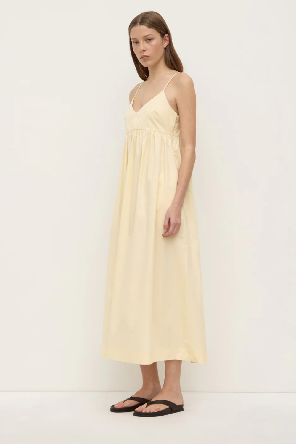 Bronte Poplin Midi Dress | Sorbet
