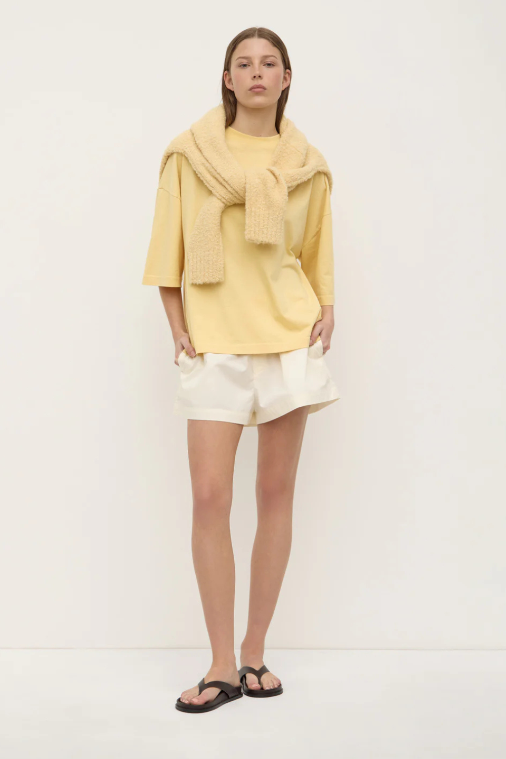 Max Cotton Oversized Tee | Sunshine