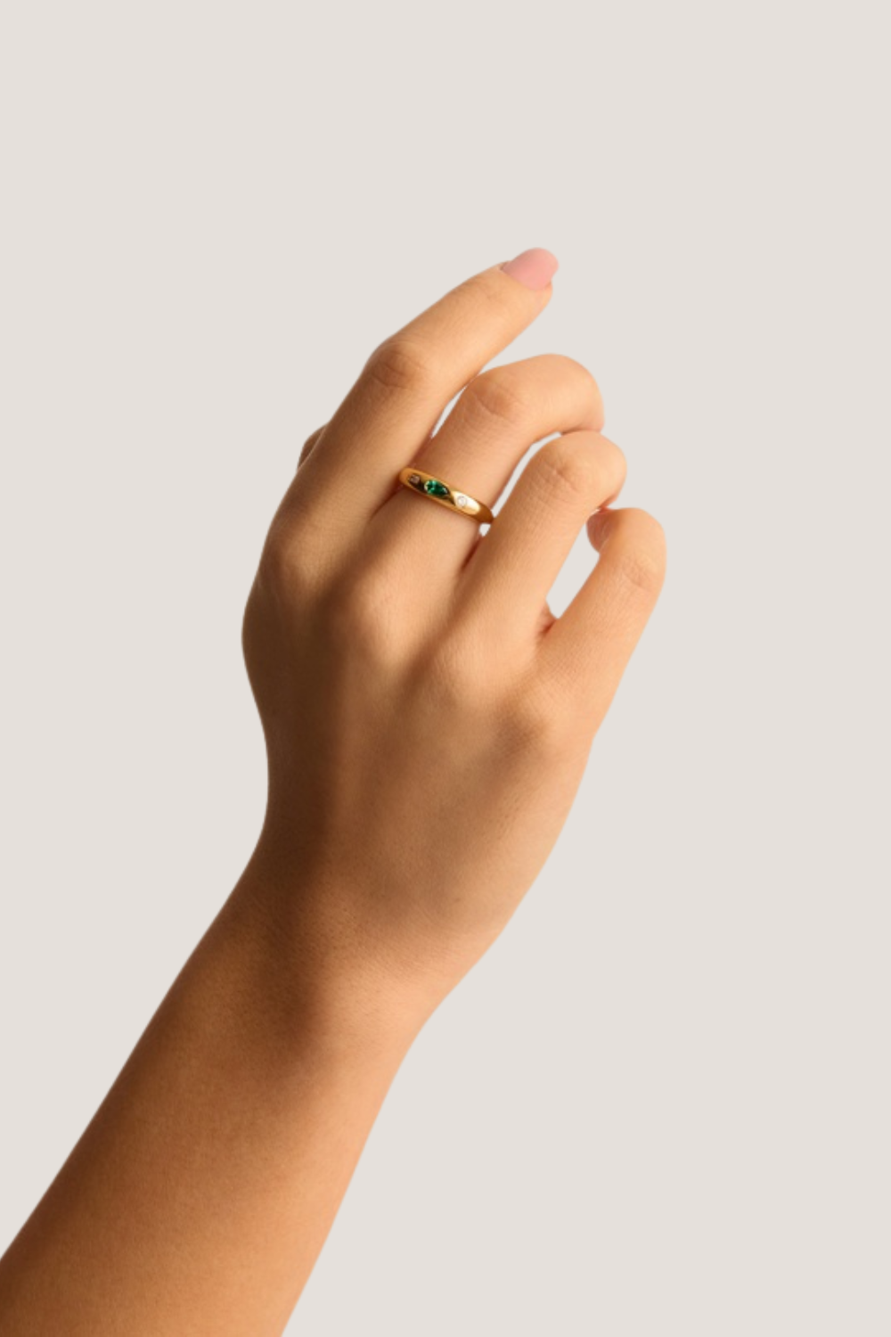 18k Gold Vermeil Magnetic Soul Ring