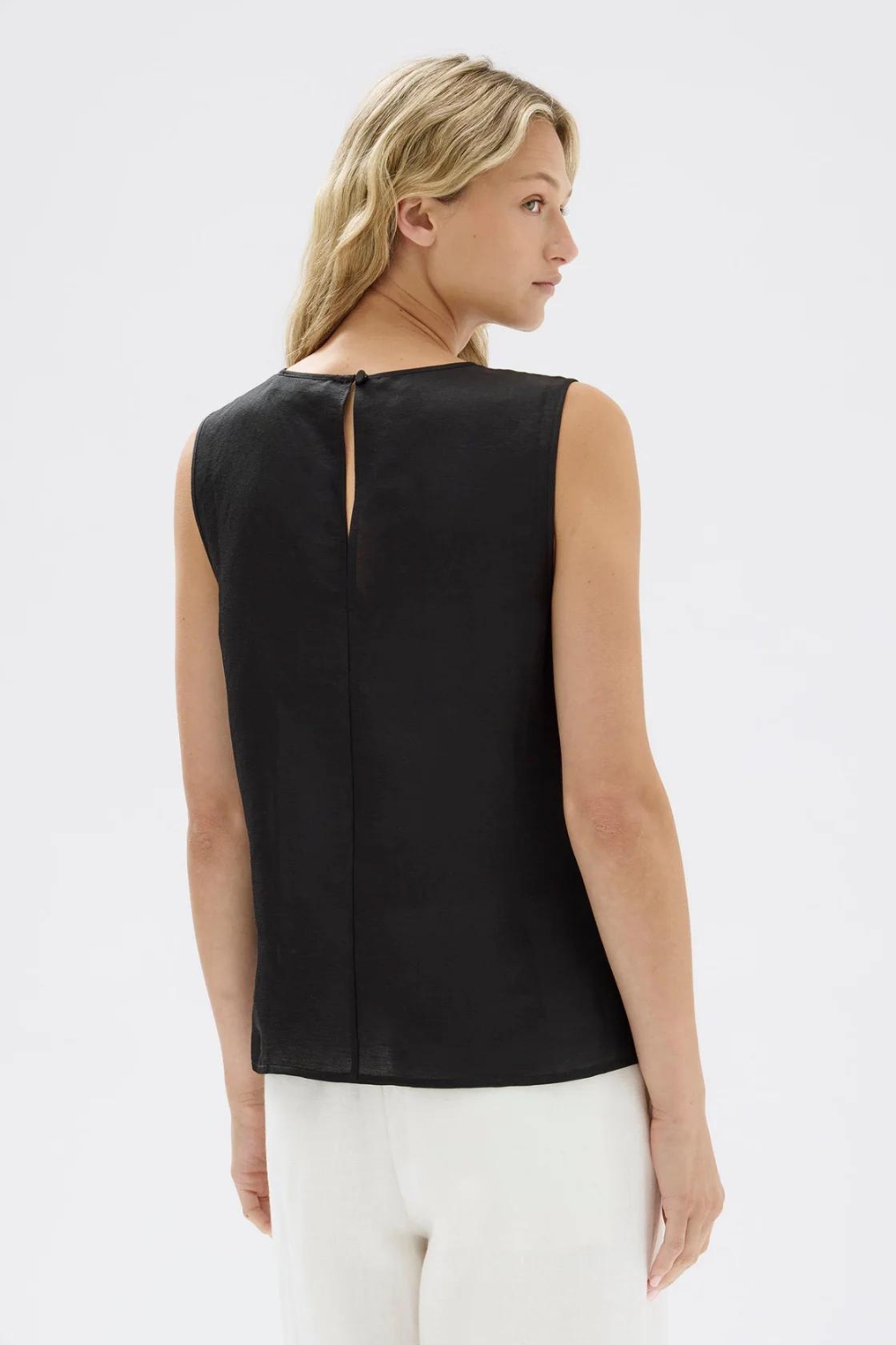 Sabrina Silk Blend Tunic | Black