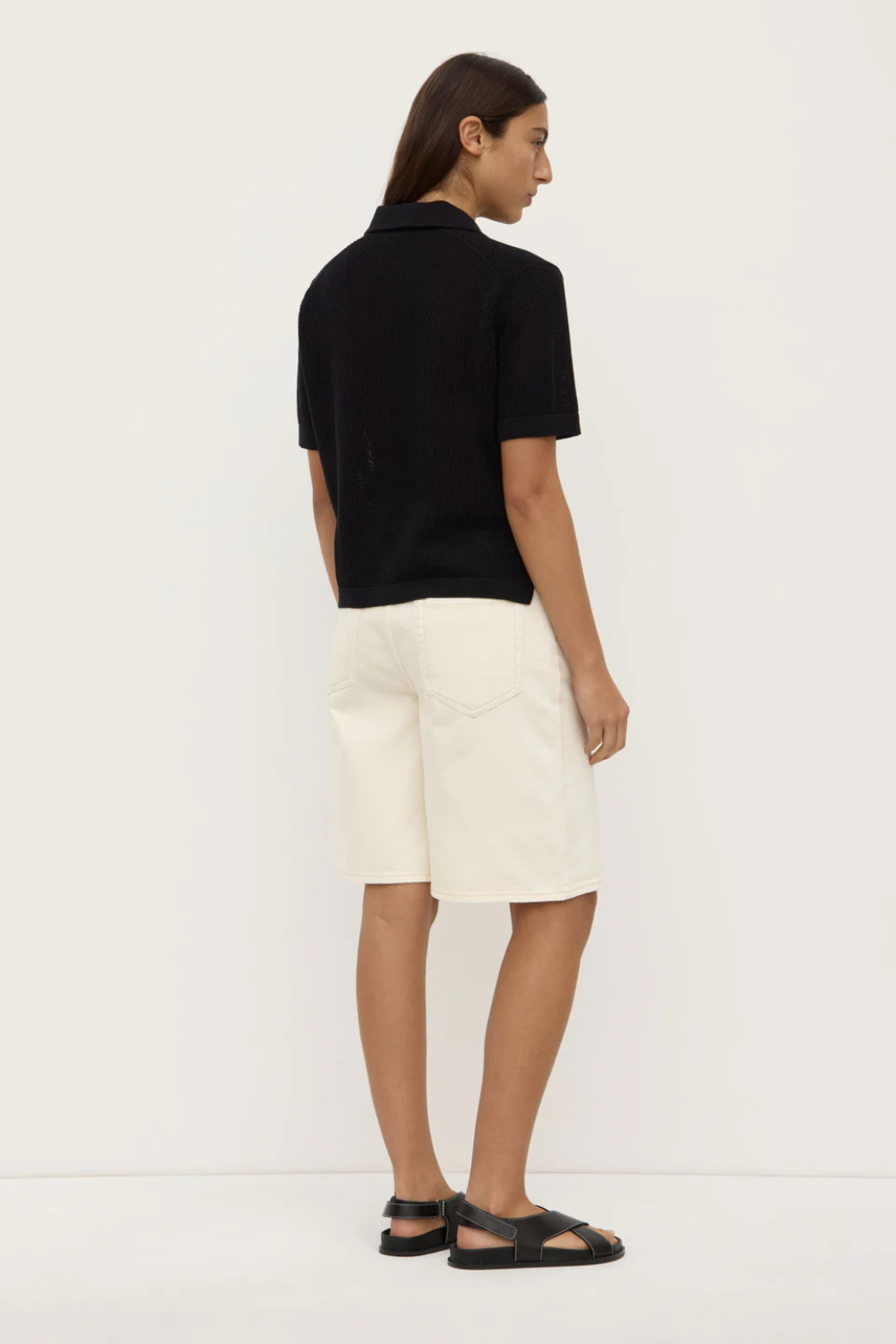 Kismet Knit Short Sleeve Shirt | Black