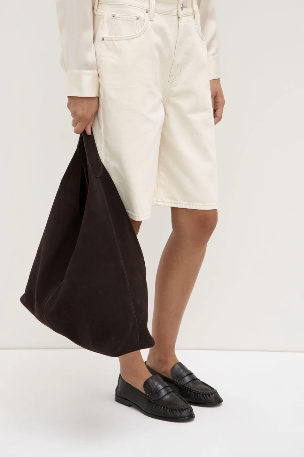 Neve Suede Shoulder Bag | Ganache