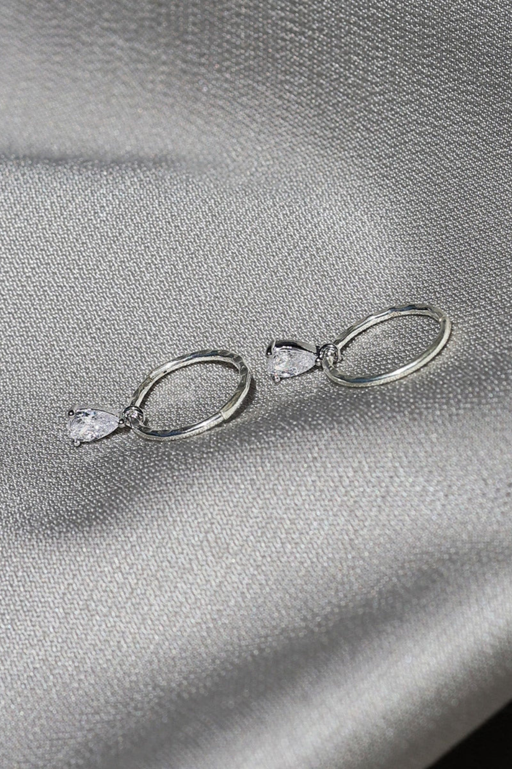 Valentine Mini Hoops | Silver