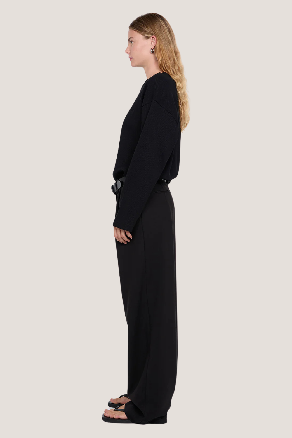 Silo L/S Top | Black/Black
