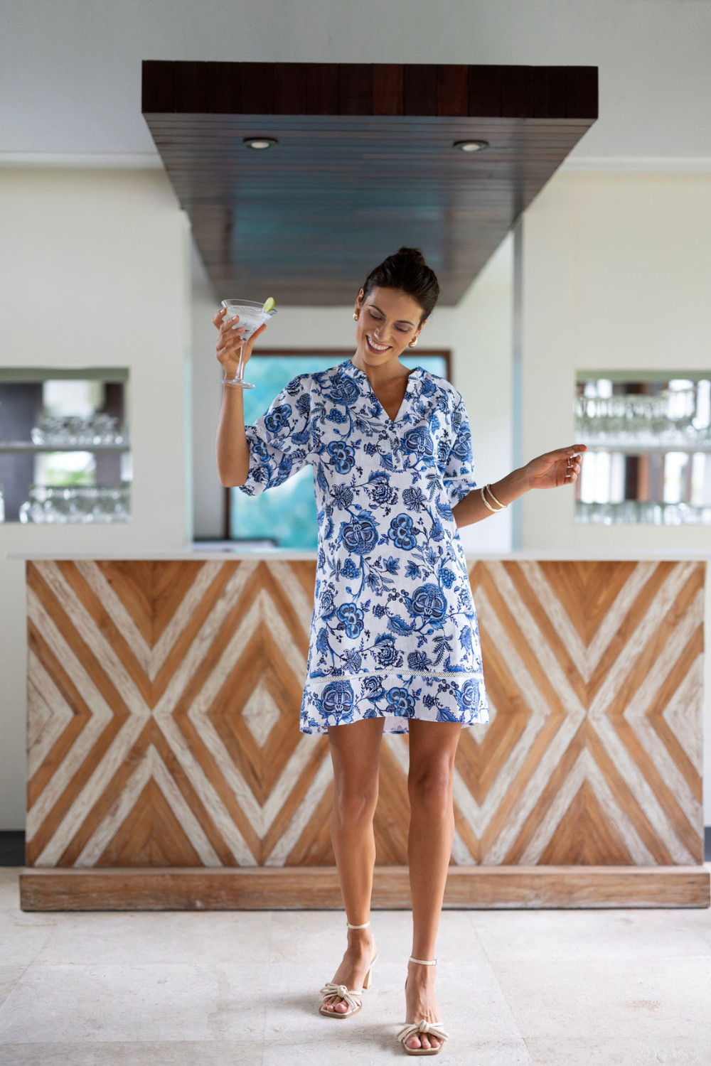 Rosa Shift Dress | Jardn Print