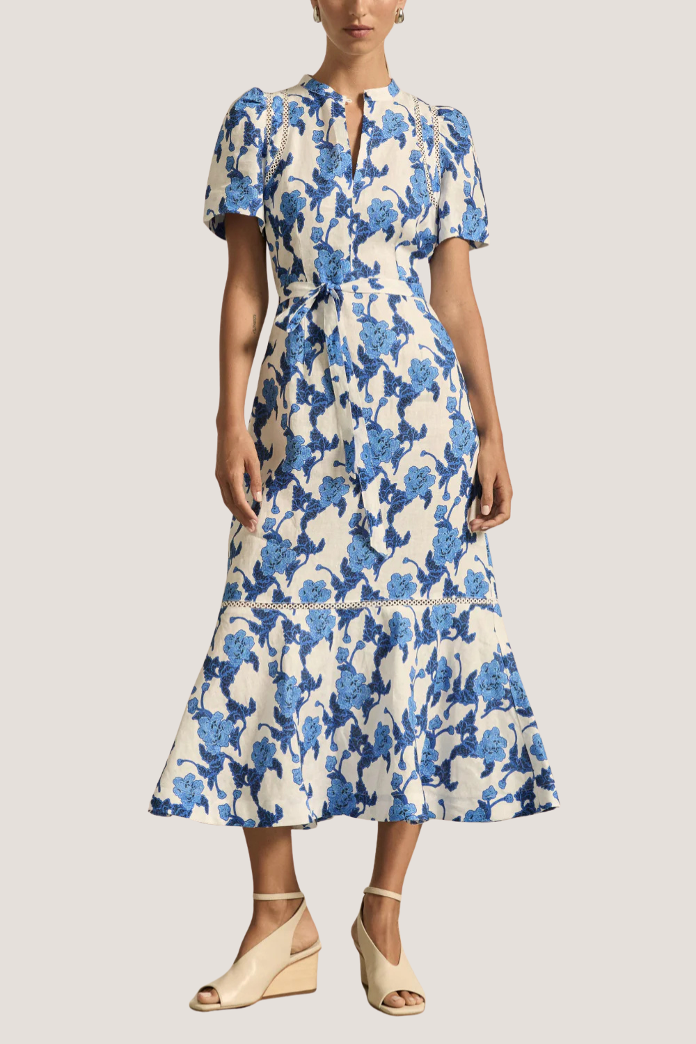 Cable Dress | Azure Bouquet - PRE ORDER