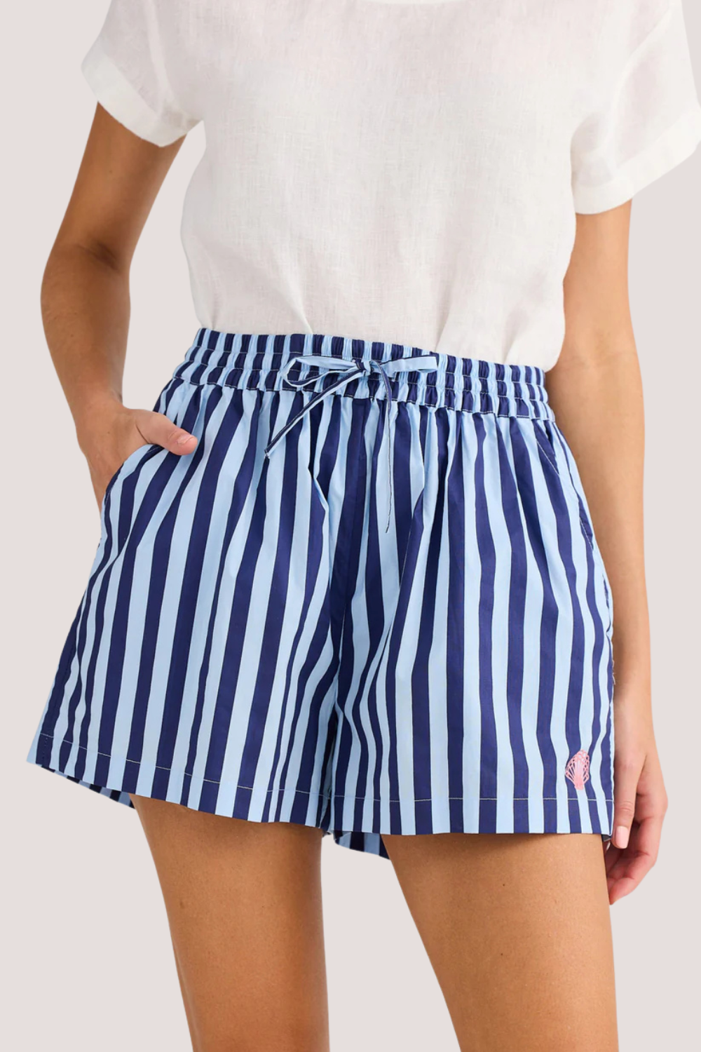 Adrift Short | Blue Stripe
